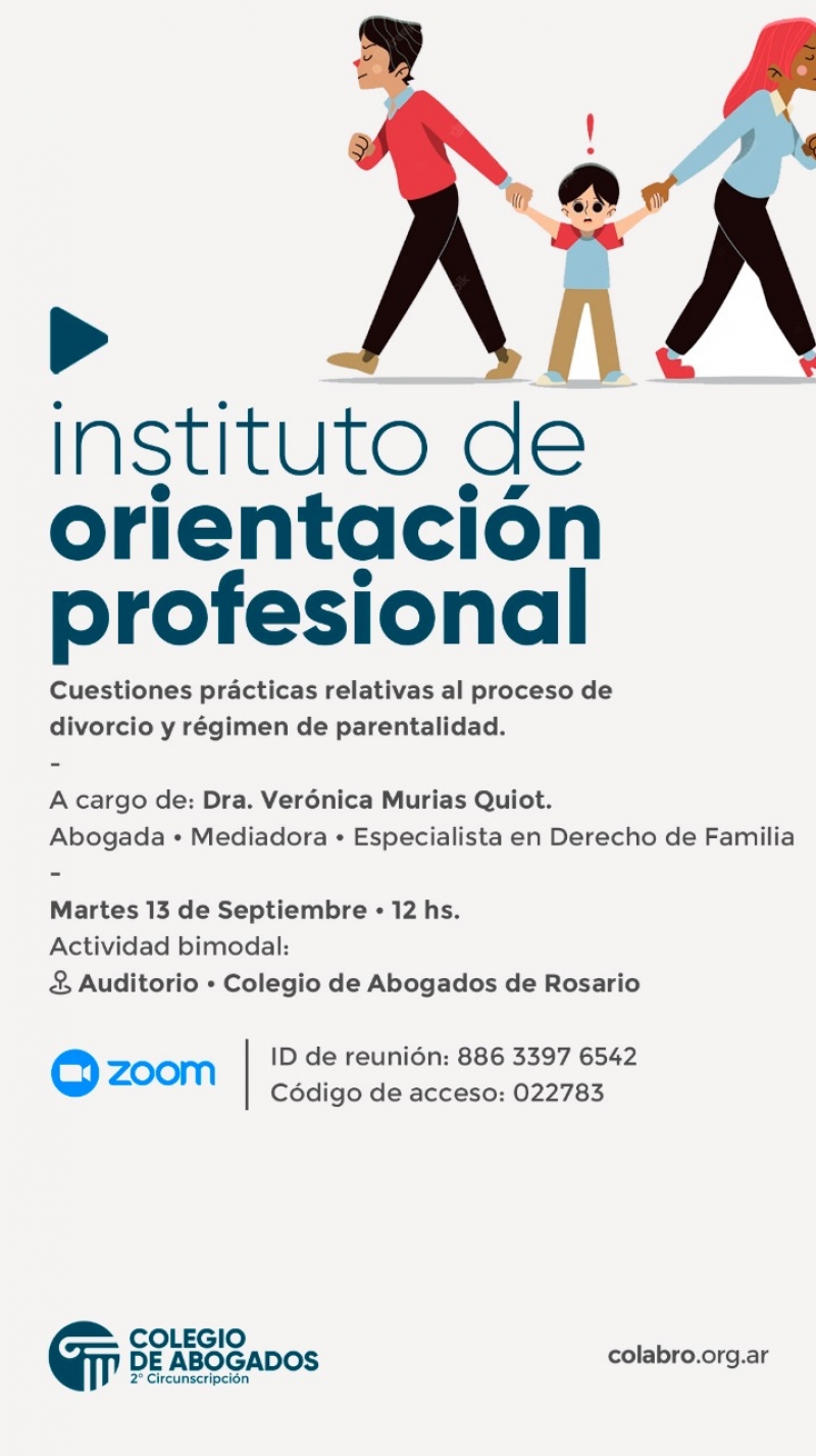 Cuestiones prácticas relativas al proceso de divorcio y régimen de parentalidad - 13/09/2022